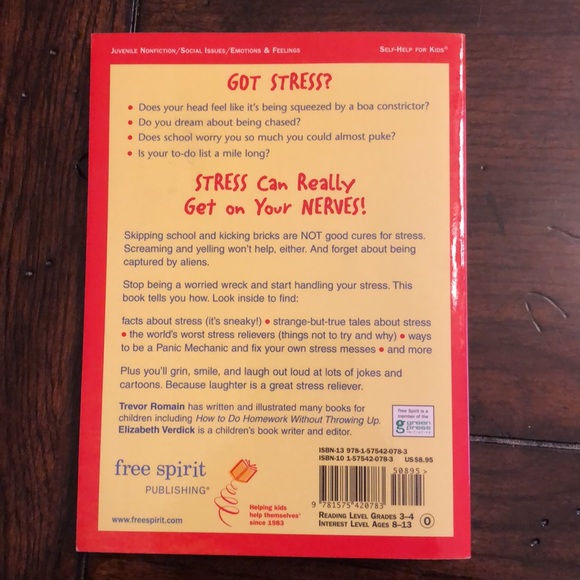 Like New book Stress Can Really Get on Your NERVES! by Trevor Romain & E Verdick - Picture 2 of 5